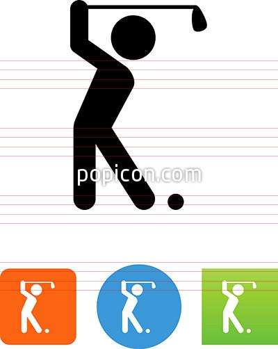 400x502 Golf Swing Icon