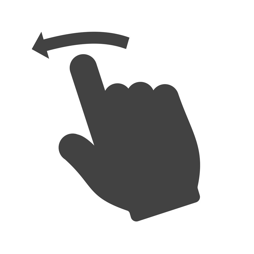 Swipe Left Glyph Icon 1024x1024 Swipe Left Glyph Icon