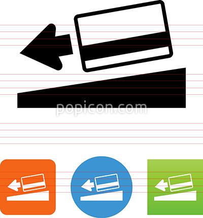 Credit Card Swipe Icon 400x430 Credit Card Swipe Icon