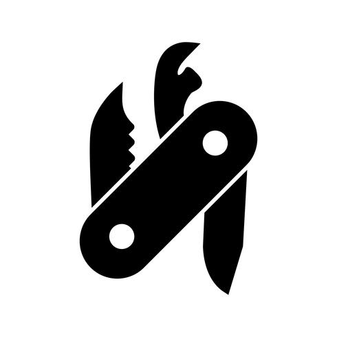 490x490 Swiss Army Knife Vector Icon