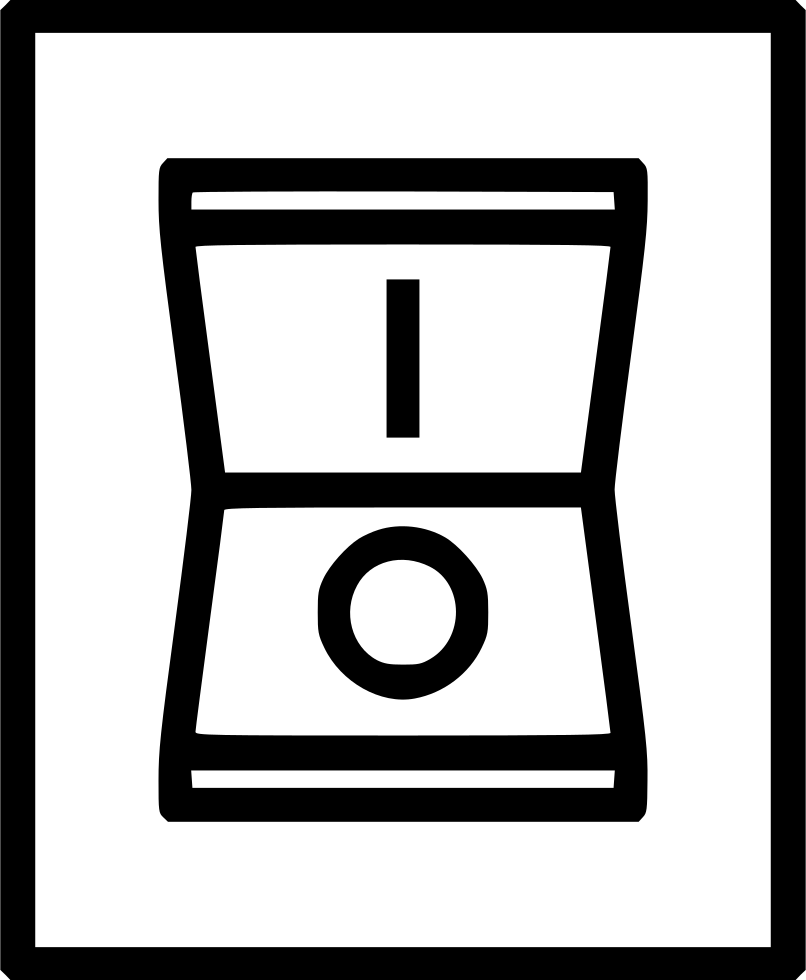 806x980 Switch Button On Off Breaker Controller Png Icon Free Download