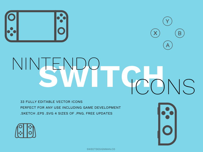 800x600 Nintendo Switch Icon Set