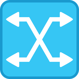 256x256 Cisco, Switch, Stencil, Visio, Networking, Atm Icon