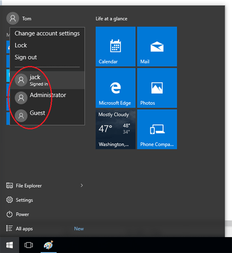 478x522 Make A Desktop Shortcut To Switch User Accounts In Windows