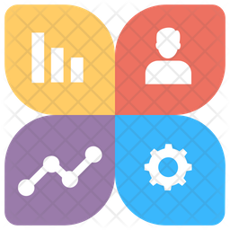 Swot Analysis Icon Of Flat Style 256x256 Swot Analysis Icon Of Flat Style