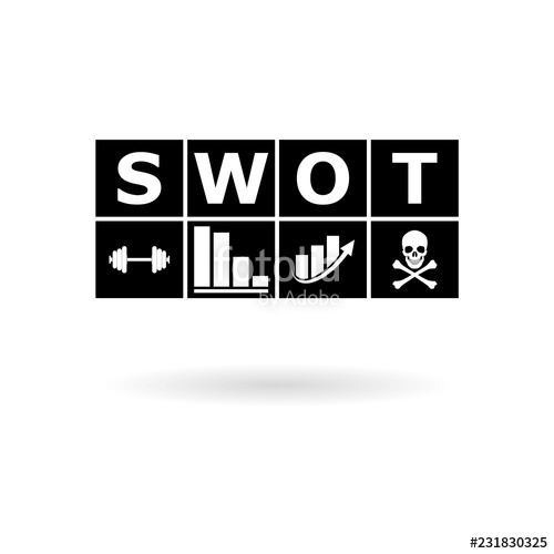 Black Swot Analysis Business Diagram, Icon Or Logo Stock Photo 500x500 Black Swot Analysis Business Diagram, Icon Or Logo Stock Photo