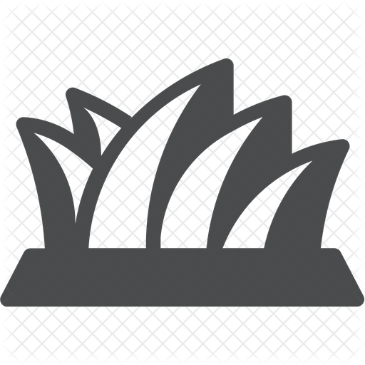 512x512 Sydney Opera House Icon Of Glyph Style