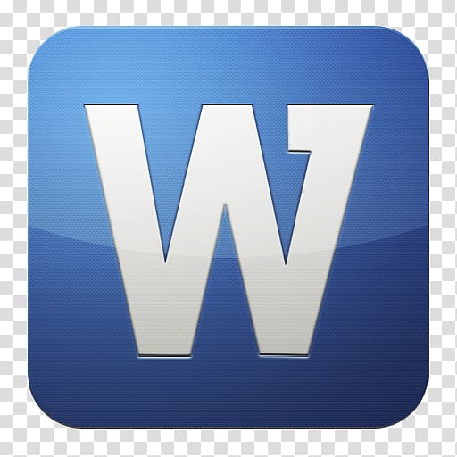 512x512 Microsoft Word Computer Icons, Icon Symbol Word Transparent