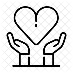 256x256 Sympathy Icon Of Line Style