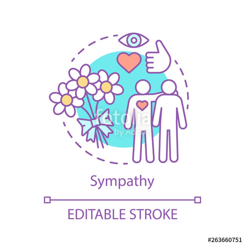 500x500 Sympathy Concept Icon Stock Image And Royalty Free Vector