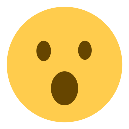 512x512 Face, Mouth, Open, Sympathy, Emoji Icon Of Flat Style