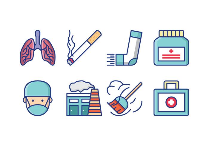 700x490 Free Asthma Symptoms Icon Pack