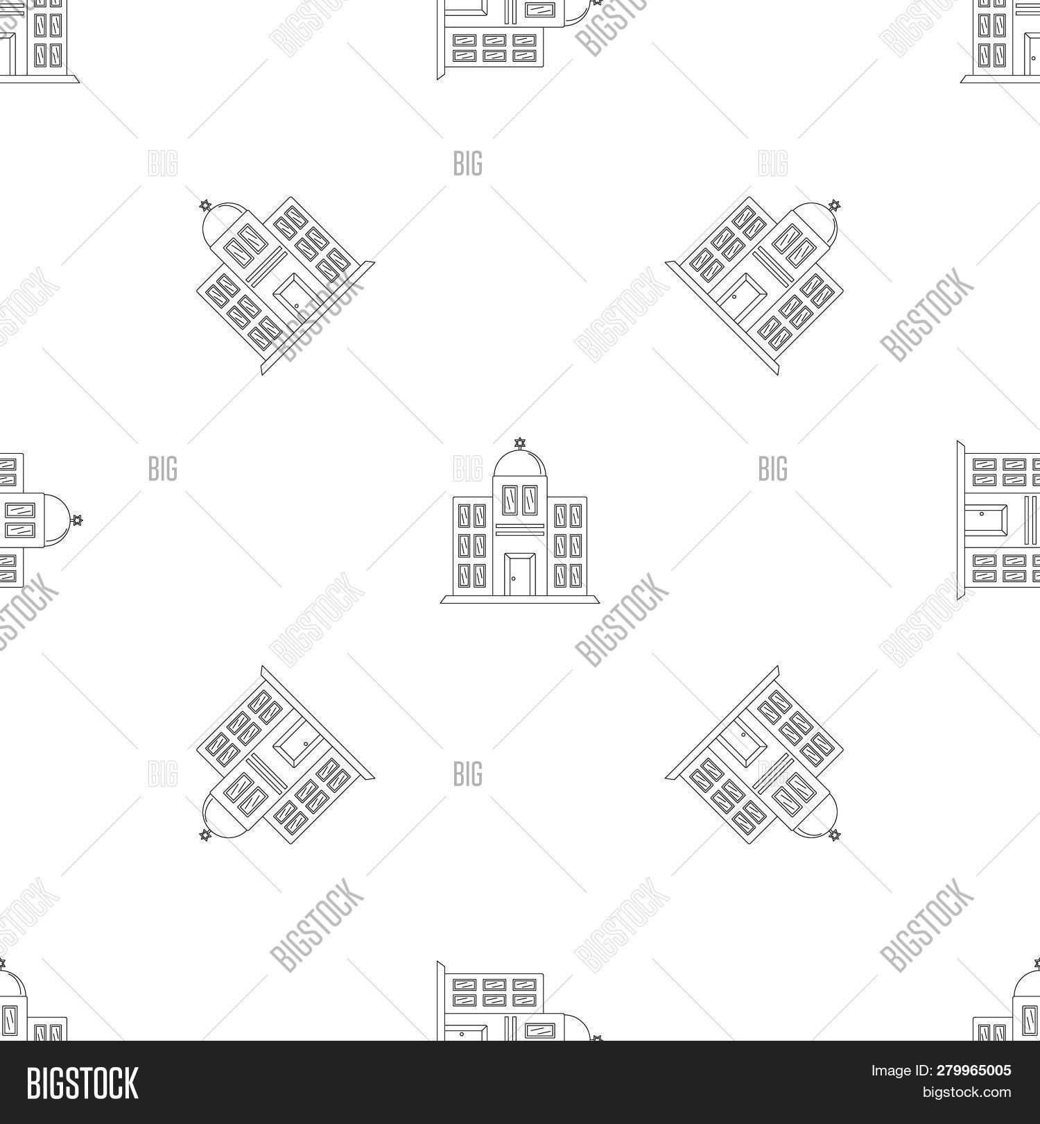 1500x1620 Synagogue Icon Outline Illustration Of Synagogue Icon Image