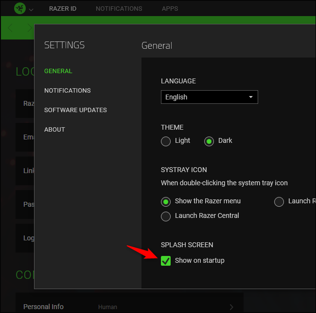 How To Disable The Razer Synapse Splash Screen 650x642 How To Disable The Razer Synapse Splash Screen