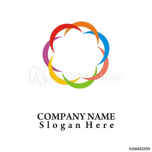 500x500 The Synergy Icon Logo Template
