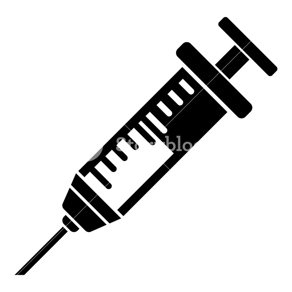 1000x1000 Plastic Syringe Icon Simple Illustration Of Plastic Syringe Icon