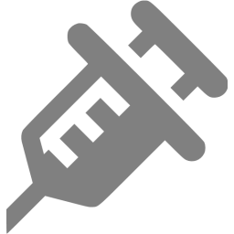 256x256 Gray Syringe Icon