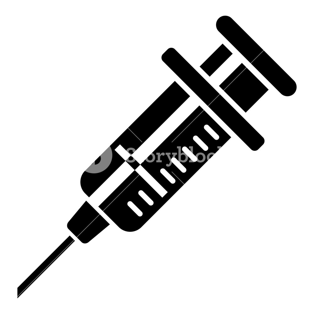 1000x1000 Vet Syringe Icon Simple Illustration Of Vet Syringe Vector Icon