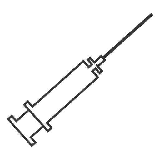 512x512 Line Style Syringe Icon