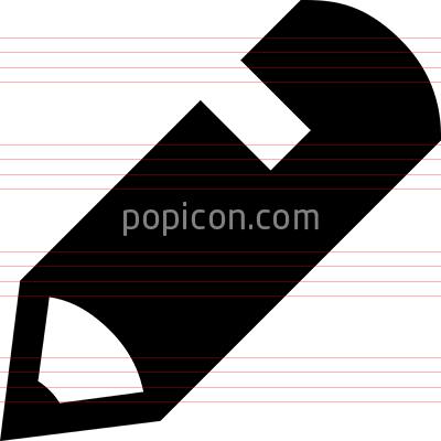 400x400 Drawing Pencil Vector Icon
