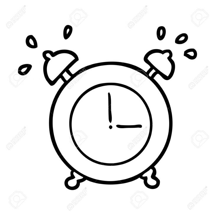 728x728 Alarm Clock Drawing Icon Fire Stencil Watch Free Pencil Intruder