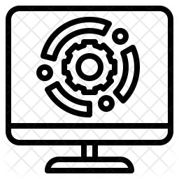 256x256 Operation Systems Icon Of Line Style