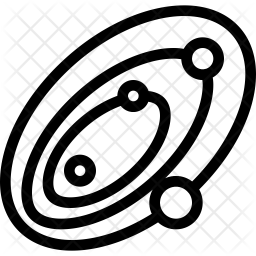 256x256 Solar System Icon Of Line Style