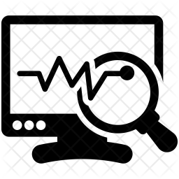 256x256 System Monitoring Icon Of Glyph Style