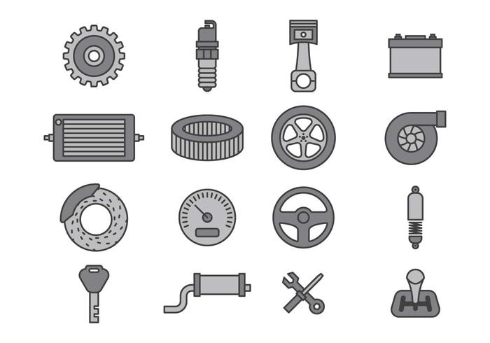 Car Mechanic Icon Sets 700x490 Car Mechanic Icon Sets