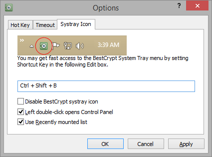 Systray Icon Options 425x314 Systray Icon Options