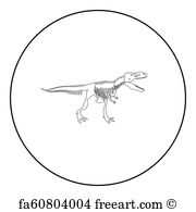 180x195 Free Art Print Of T Rex Dinosaur On Child's Scary Bed A Little