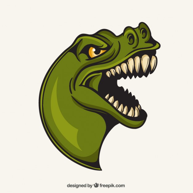 626x626 T Rex Mascot Vector Free Download