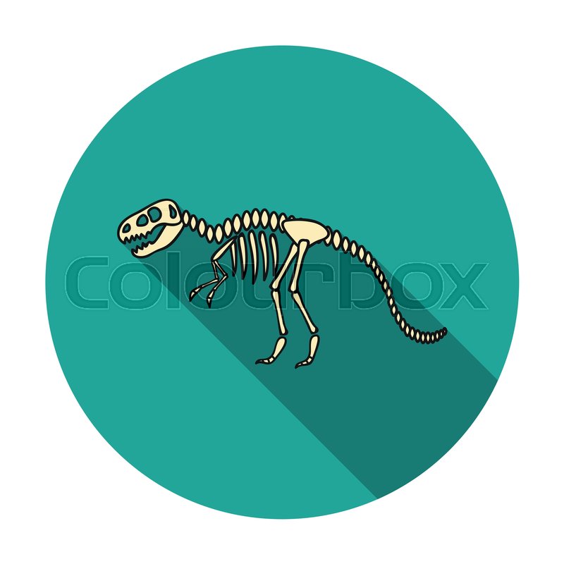 800x800 Tyrannosaurus Rex Icon In Flat Style Stock Vector Colourbox
