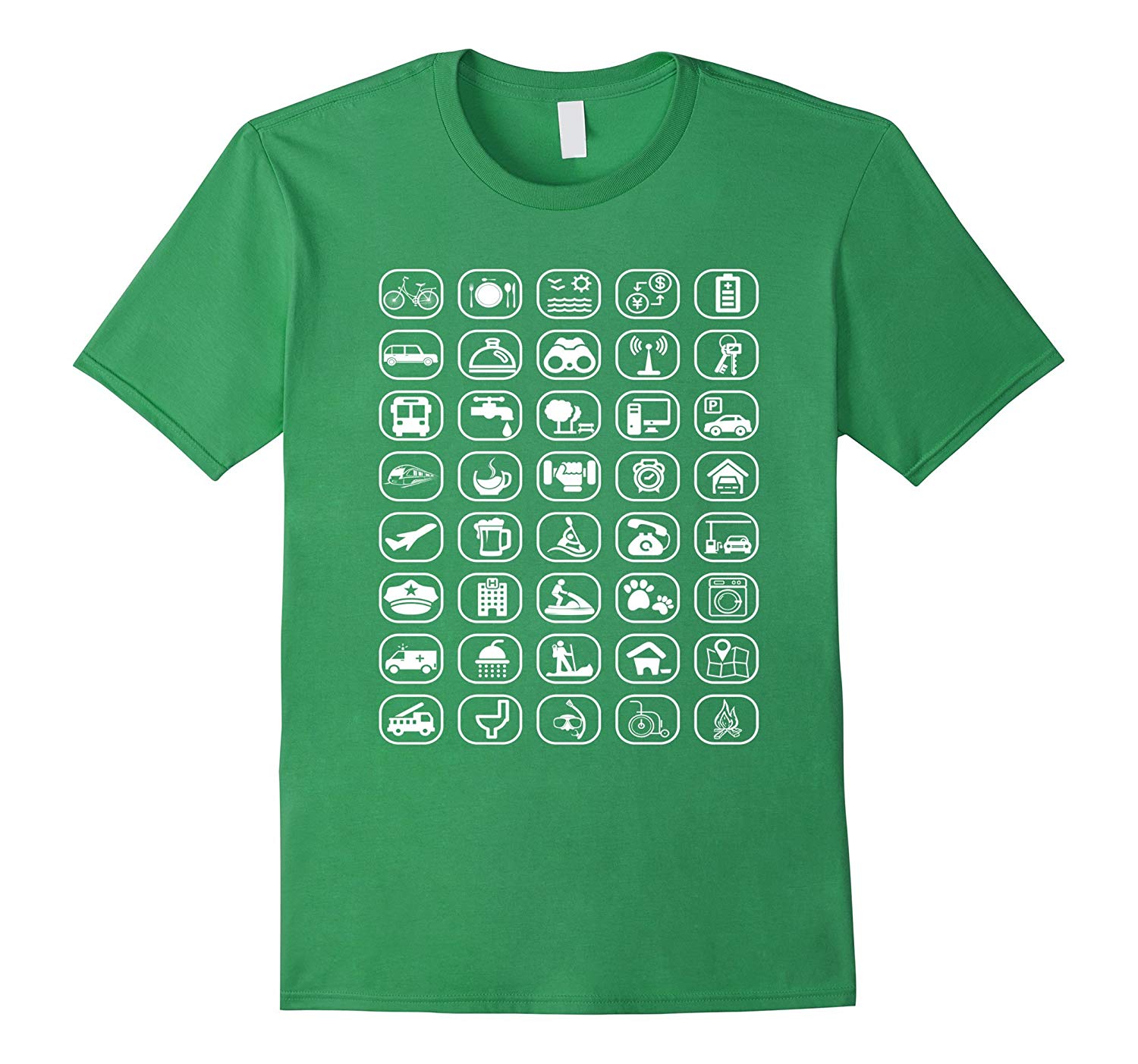 1500x1403 Travel Icon T Shirt Travel Guide Icons T Shirt Rt Rateeshirt