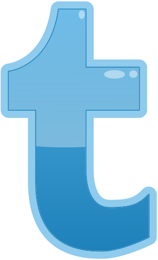 311x512 T, Social, Tumblr, Media Icon