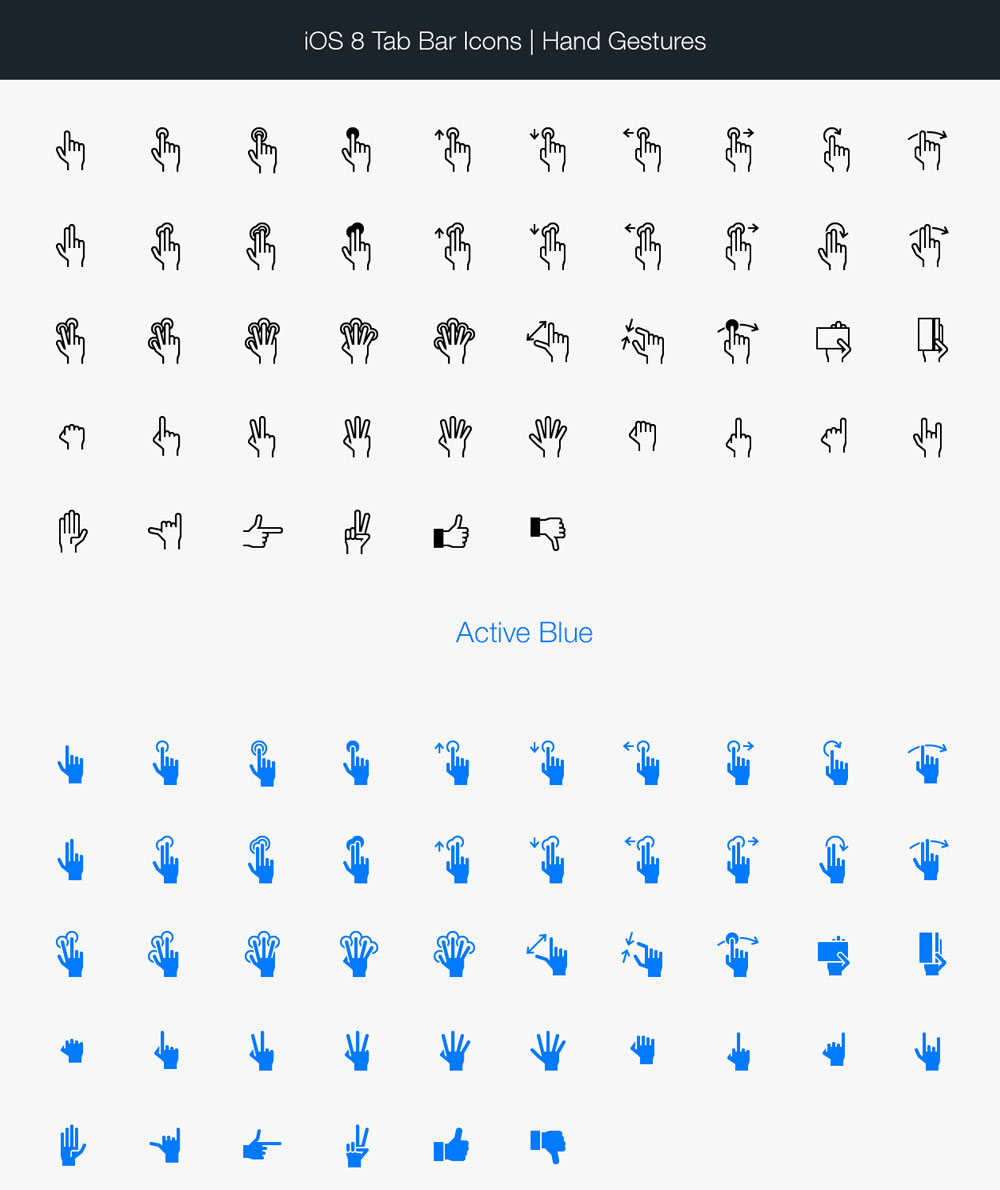 1000x1190 Free Ios Tab Bar Hand Gesture Icons Free Icon Packs Ui Download
