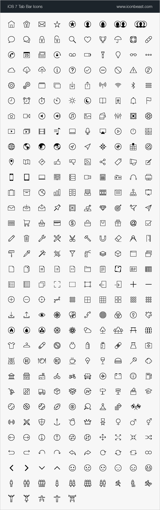 650x2063 Last Day High Quality, Ios Tab Bar And Toolbar Icons