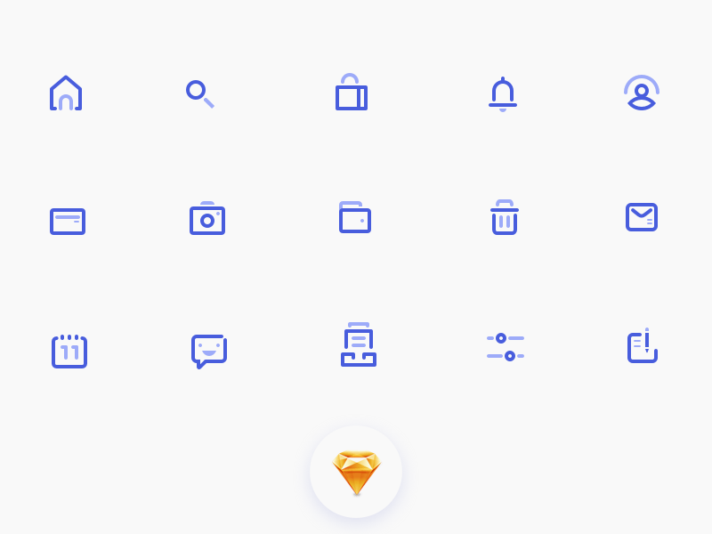 800x600 Tab Bar Icon Set Freebie