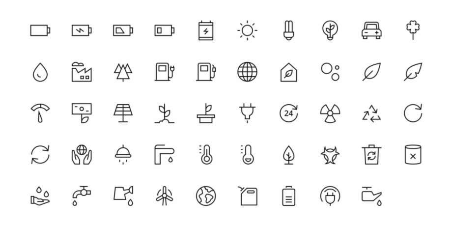 920x513 Energy Environment Icons