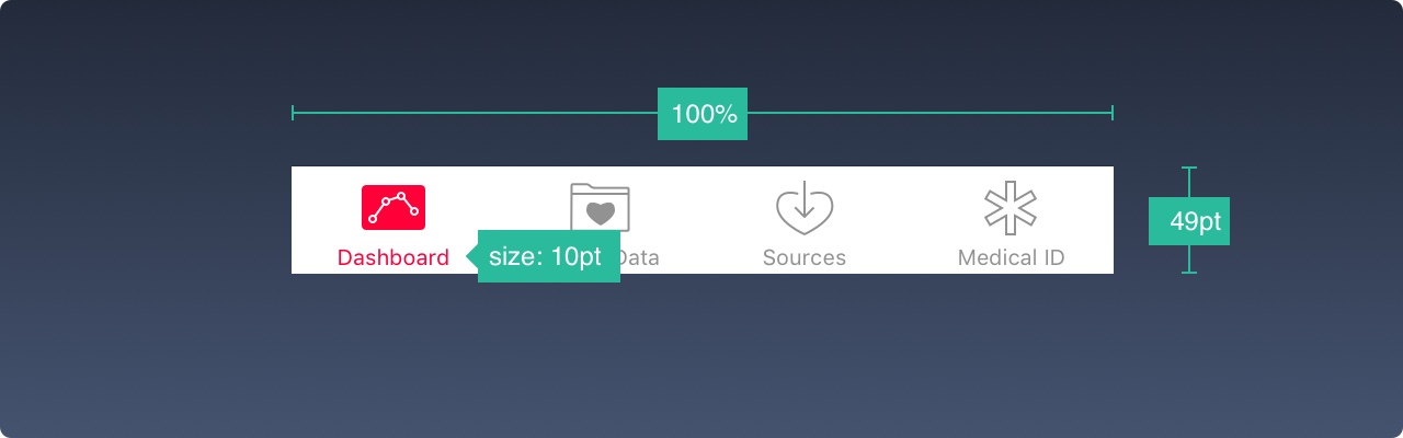 1280x400 Tab Bar Icon Size
