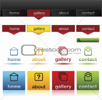 340x336 Image Editable Website Vector Buttons From Crestock Stock