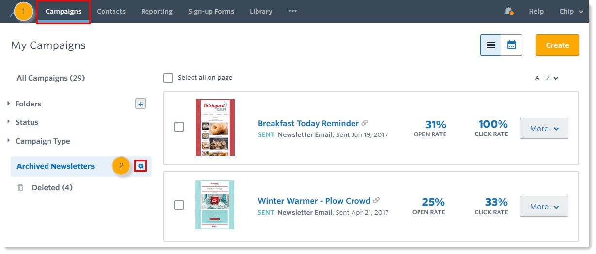 1229x525 Add The Html Code For The Embeddable Newsletter Archive Widget