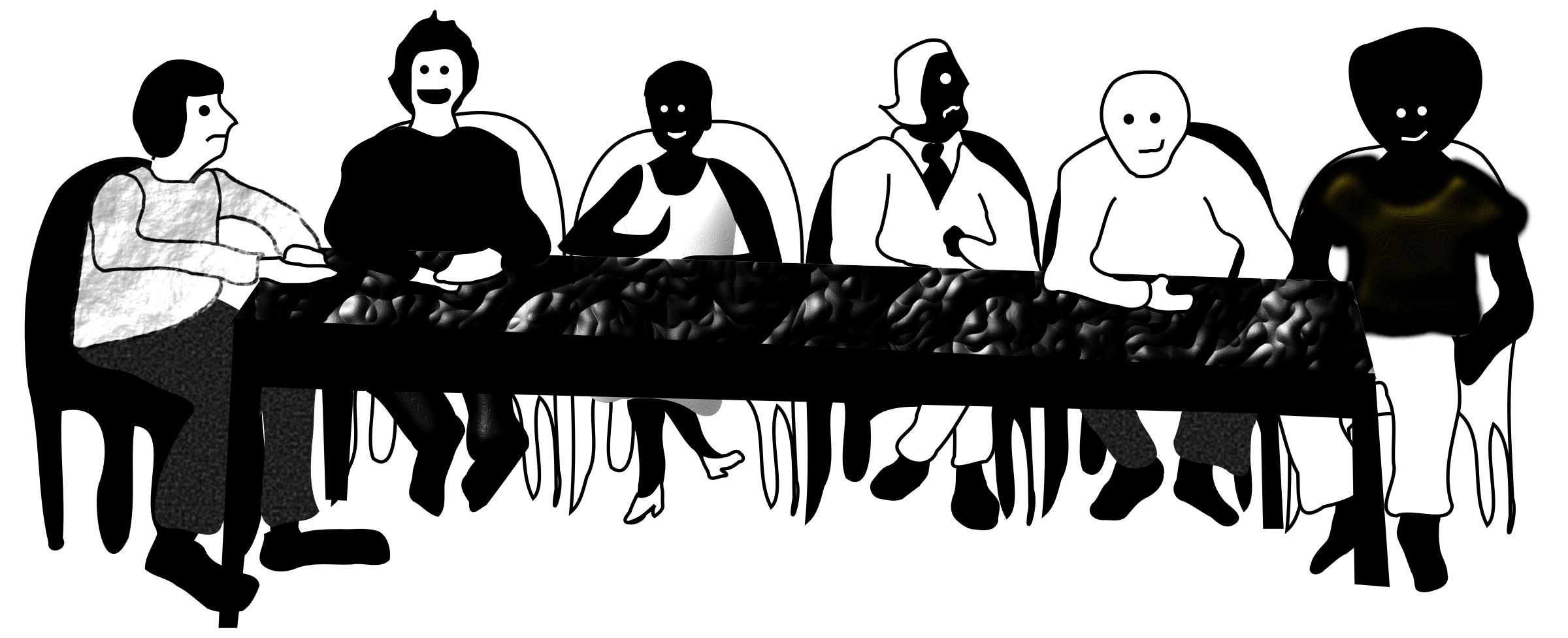 2400x977 Meeting Table Icons Png