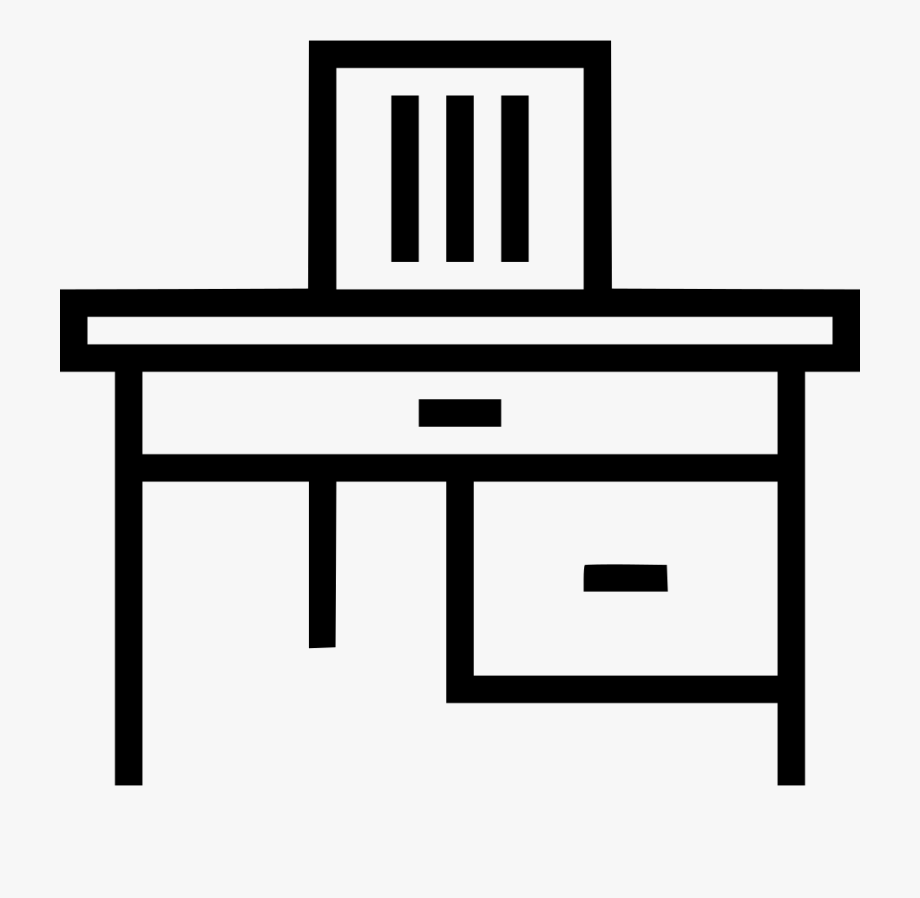 920x898 Clipart Desk Work Icon