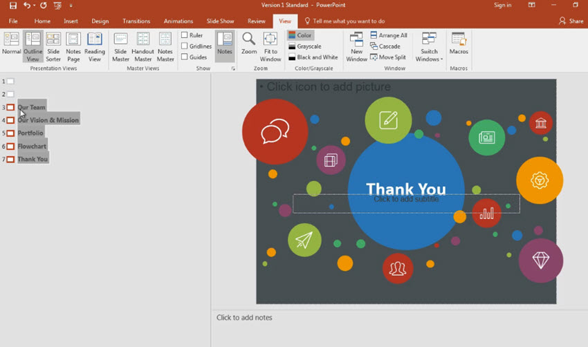 850x502 How To Make A Table Of Contents In Powerpoint In Seconds