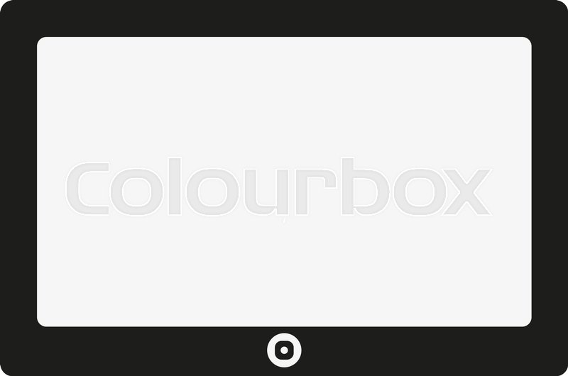 800x530 The Tablet Icon Tablet Symbol Flat Stock Vector Colourbox