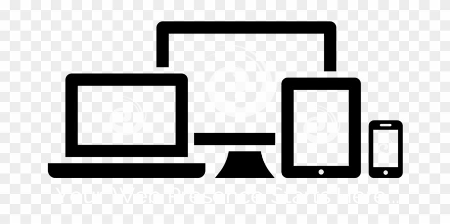 880x439 Laptop Desktop Tablet Phone Icon Clipart