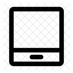 256x256 Tablet Icon Of Line Style