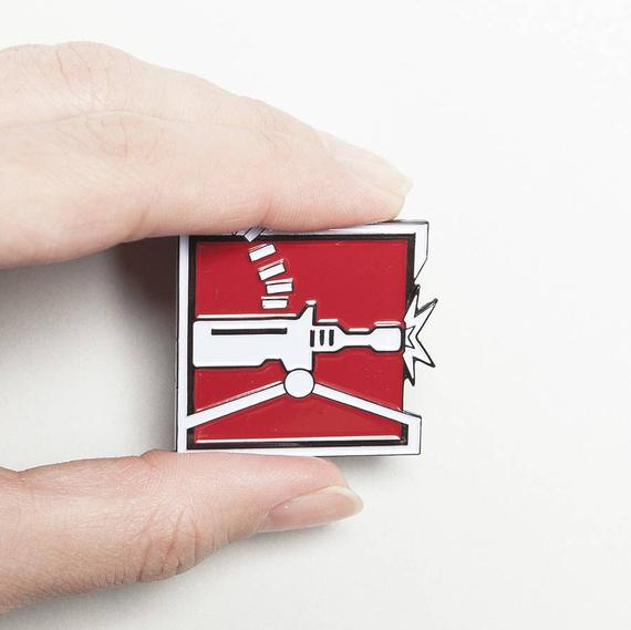 570x569 Six Siege Tachanka Enamel Pin Great Gift For Gamers And Etsy