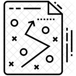 256x256 Tactical Plan Icon Of Line Style